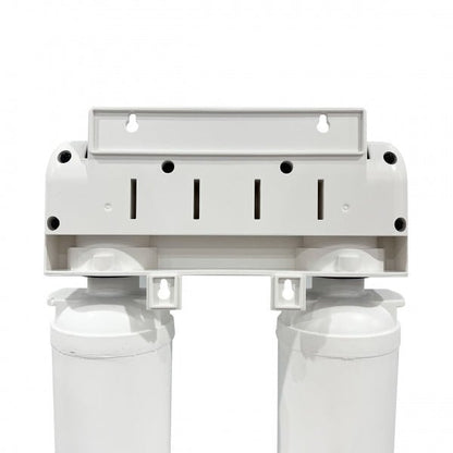 Lab Pua Twin Header Series 5um Carbon Block with 1um Scale Inhibitor 15"L - WATER FILTER DISTRIBUTORS
