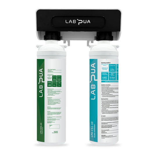 Lab Pua Twin Header Series Sediment With Scale Inhibitor - WATER FILTER DISTRIBUTORS