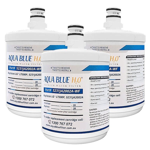 LG 5231JA2002A, LT500P Premium filter Aqua Blue H2O Replacement - WATER FILTER DISTRIBUTORS
