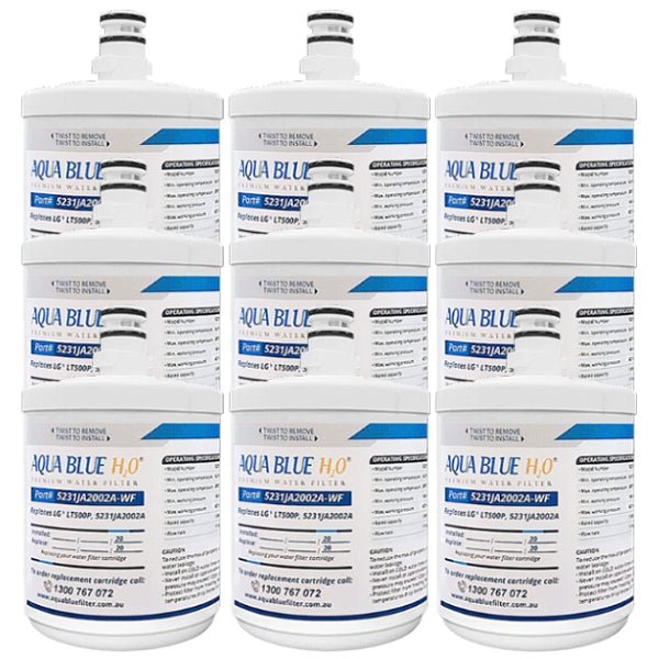 LG 5231JA2002A, LT500P Premium filter Aqua Blue H2O Replacement - WATER FILTER DISTRIBUTORS