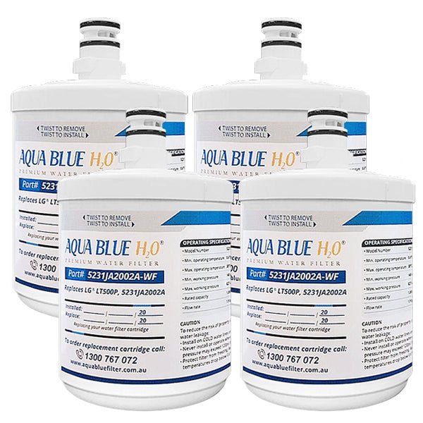 LG 5231JA2002A, LT500P Premium filter Aqua Blue H2O Replacement - WATER FILTER DISTRIBUTORS