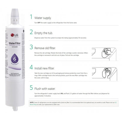 LG 5231JA2006A - S, LT600P Genuine Fridge Water Filter 5231JA2006F - WATER FILTER DISTRIBUTORS