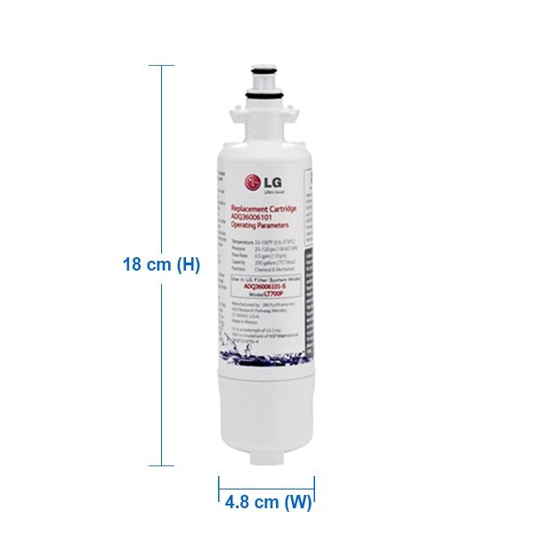 LG ADQ36006101 LT700P Genuine Fridge Filter + Air Filter LT120F - WATER FILTER DISTRIBUTORS