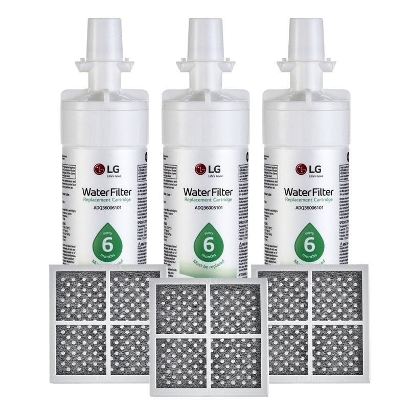 LG ADQ36006101 LT700P Genuine Fridge Filter + Air Filter LT120F - WATER FILTER DISTRIBUTORS