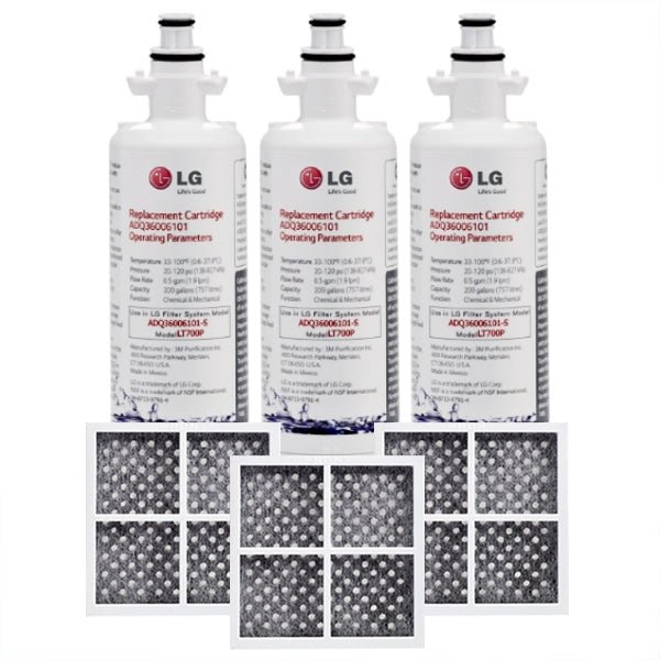 LG ADQ36006101 LT700P Genuine Fridge Filter + Air Filter LT120F - WATER FILTER DISTRIBUTORS