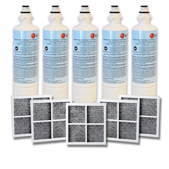 LG ADQ36006101 LT700P Genuine Fridge Filter + Air Filter LT120F - WATER FILTER DISTRIBUTORS
