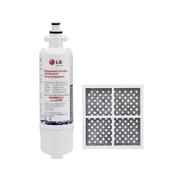 LG ADQ36006101 LT700P Genuine Fridge Filter + Air Filter LT120F - WATER FILTER DISTRIBUTORS