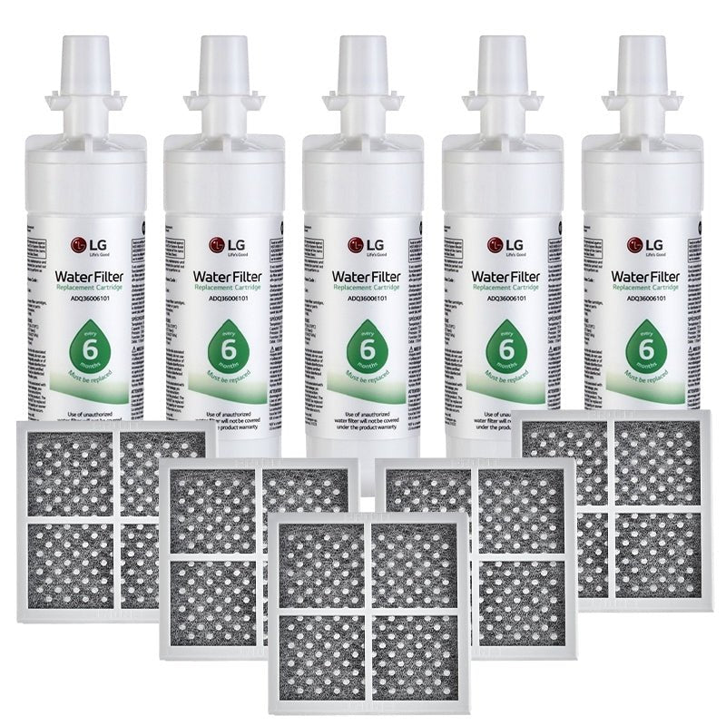 LG ADQ36006101 LT700P Genuine Fridge Filter + Air Filter LT120F - WATER FILTER DISTRIBUTORS