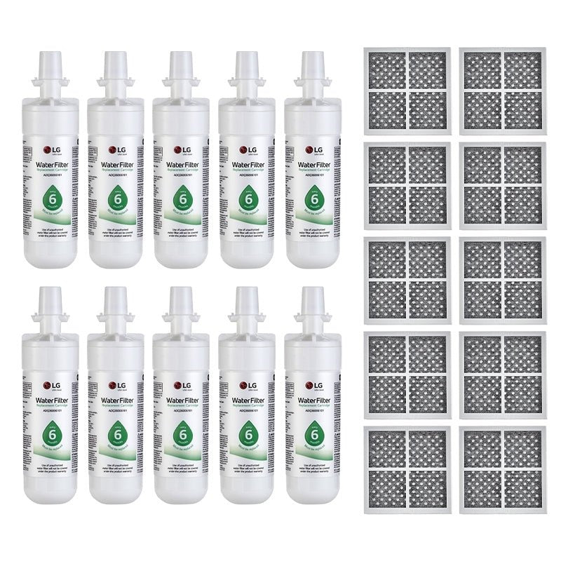LG ADQ36006101 LT700P Genuine Fridge Filter + Air Filter LT120F - WATER FILTER DISTRIBUTORS