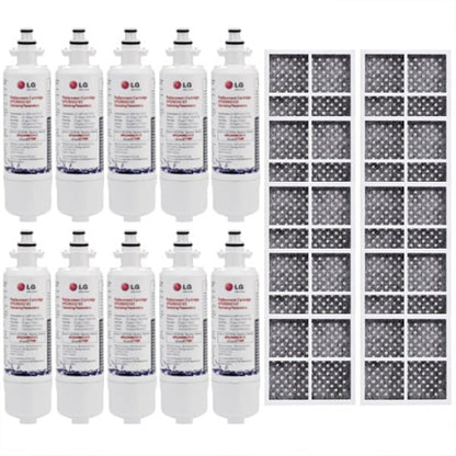 LG ADQ36006101 LT700P Genuine Fridge Filter + Air Filter LT120F - WATER FILTER DISTRIBUTORS