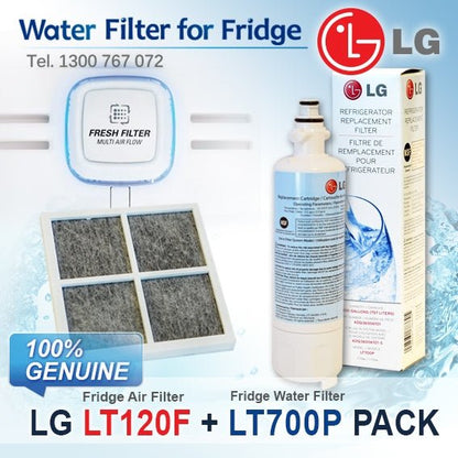 LG fridge filter ADQ36006101 + Fridge Air Filter LT120F(1pack) SET - WATER FILTER DISTRIBUTORS