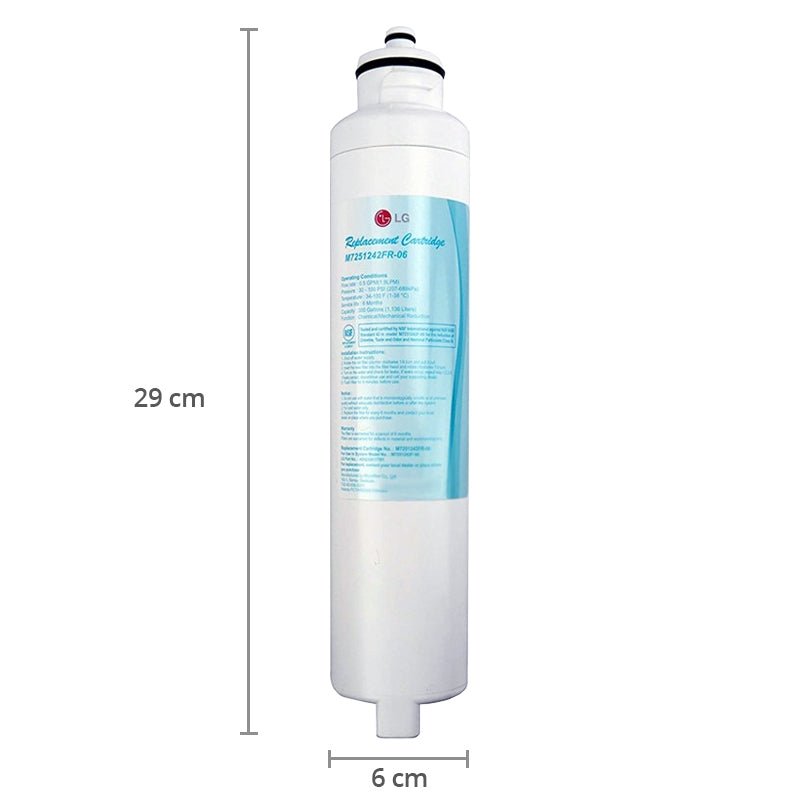 LG Fridge Water Filter M7251253FR - 06 / M7251253FR / ADQ32617703 - WATER FILTER DISTRIBUTORS