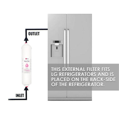 LG Genuine 5231JA2010B external fridge filter - WATER FILTER DISTRIBUTORS