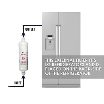 LG Genuine 5231JA2010B external fridge filter - WATER FILTER DISTRIBUTORS