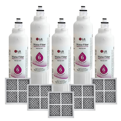 LG Genuine Fridge Filter LT800P + Fridge Air Filter LT120F set - WATER FILTER DISTRIBUTORS