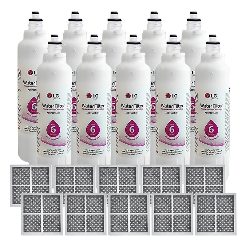 LG Genuine Fridge Filter LT800P + Fridge Air Filter LT120F set - WATER FILTER DISTRIBUTORS