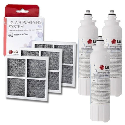 LG Genuine Fridge Filter LT800P + Fridge Air Filter LT120F set - WATER FILTER DISTRIBUTORS
