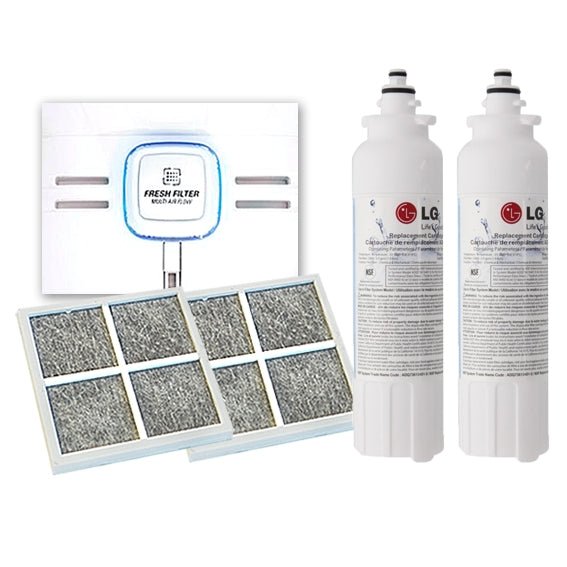 LG Genuine Fridge Filter LT800P + Fridge Air Filter LT120F set - WATER FILTER DISTRIBUTORS