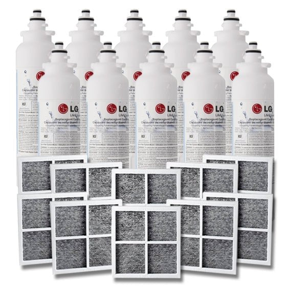 LG Genuine Fridge Filter LT800P + Fridge Air Filter LT120F set - WATER FILTER DISTRIBUTORS