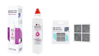 LG Genuine Fridge Filter LT800P + Fridge Air Filter LT120F set - WATER FILTER DISTRIBUTORS