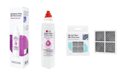 LG Genuine Fridge Filter LT800P + Fridge Air Filter LT120F set - WATER FILTER DISTRIBUTORS