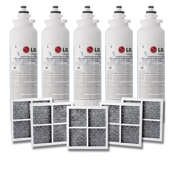 LG Genuine Fridge Filter LT800P + Fridge Air Filter LT120F set - WATER FILTER DISTRIBUTORS