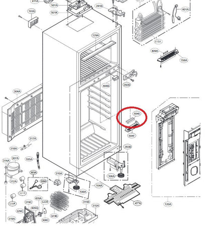 LG GENUINE REFRIGERATOR PART MCS62101801 DEODORIZER - WATER FILTER DISTRIBUTORS