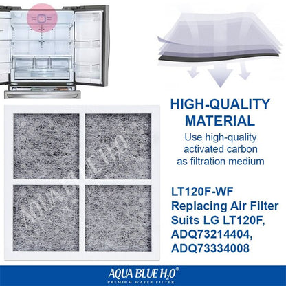 LG LT1000P, MDJ64844601, ADQ74793501 compatible water filter with LG LT120F ADQ73214404 replacing air filter - WATER FILTER DISTRIBUTORS