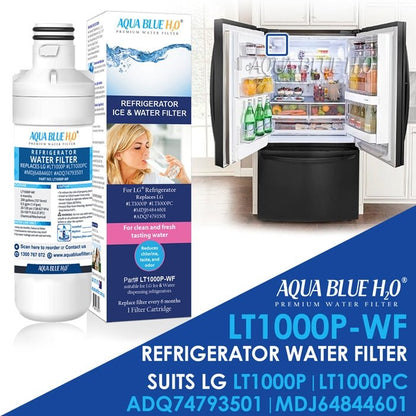 LG LT1000P, MDJ64844601, ADQ74793501 compatible water filter with LG LT120F ADQ73214404 replacing air filter - WATER FILTER DISTRIBUTORS