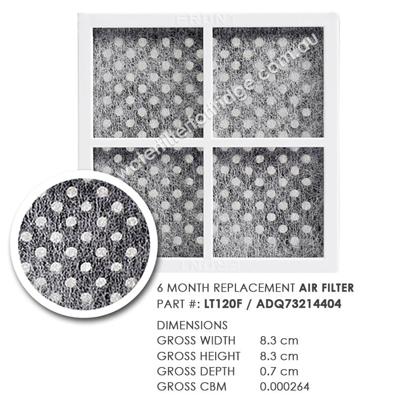 LG Replacement Water Filter LT800P ADQ73613401 with LG Air Filter LT120F - WATER FILTER DISTRIBUTORS
