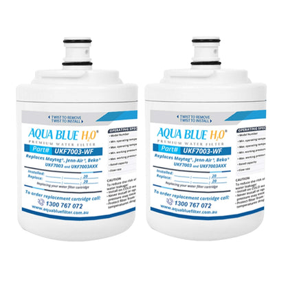 Maytag Jennair UKF7003 UKF7003AXX Fridge Water Filter by Aqua Blue H20 - WATER FILTER DISTRIBUTORS