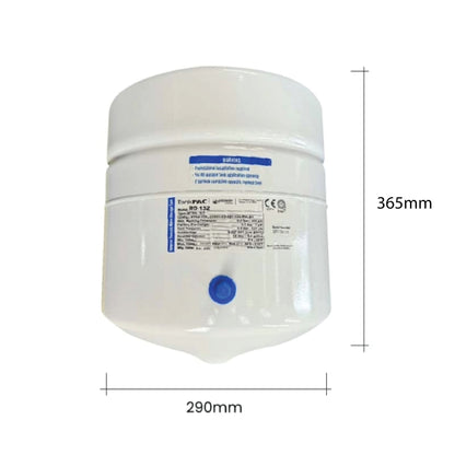 Mini Reverse Osmosis Water Storage Pressure Tank 18 Liters FDA APPROVED MATERIAL NSF58 - WATER FILTER DISTRIBUTORS