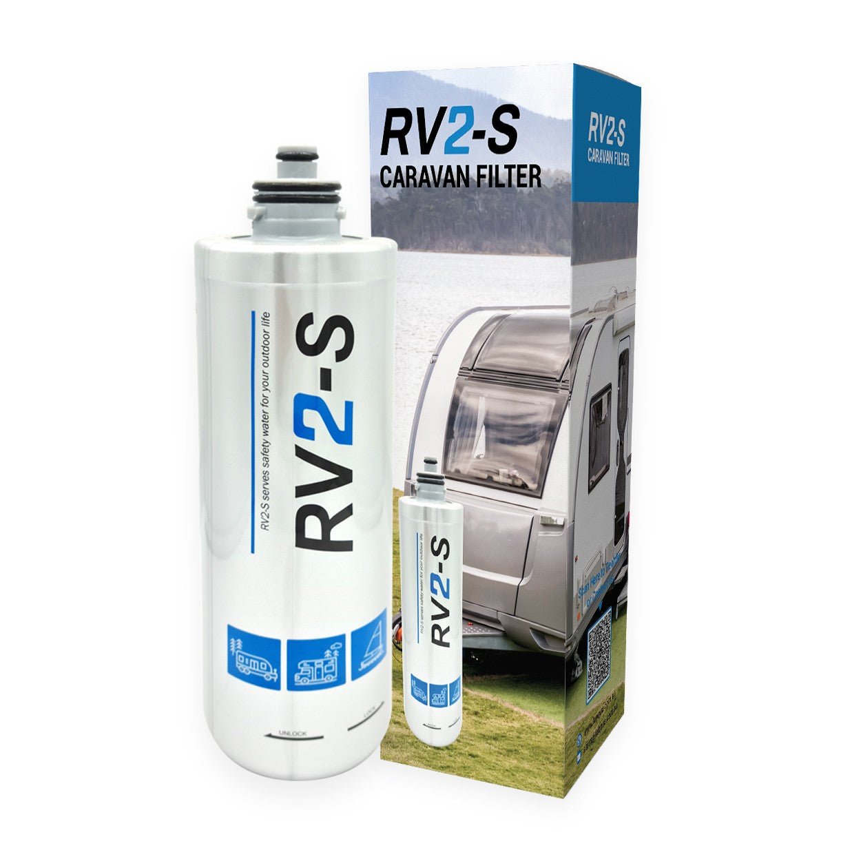 Mobile Water Filter System AB Caravan + Dedicated faucet Set - WATER FILTER DISTRIBUTORS