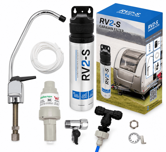 Mobile Water Filter System AB Caravan + Dedicated faucet Set - WATER FILTER DISTRIBUTORS