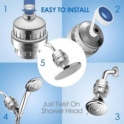 Mondella wels 3 Star Premium Function Rail Handset with hose&header and wall bracket Set SF650 - WATER FILTER DISTRIBUTORS