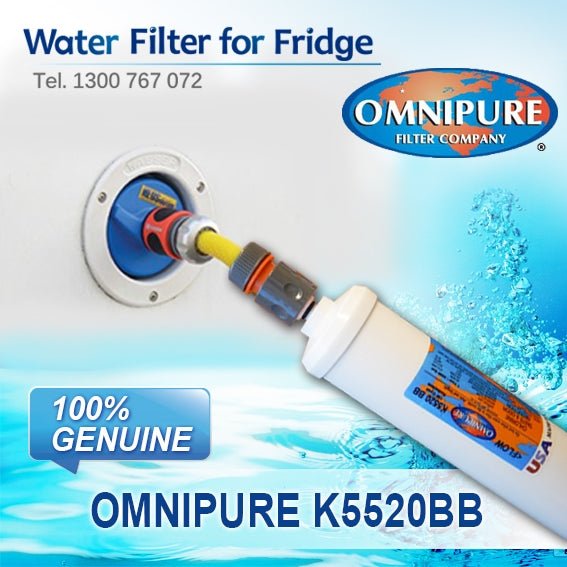 Omnipure Caravan & Boat Filter 12mm Connection K5520 BB - WATER FILTER DISTRIBUTORS