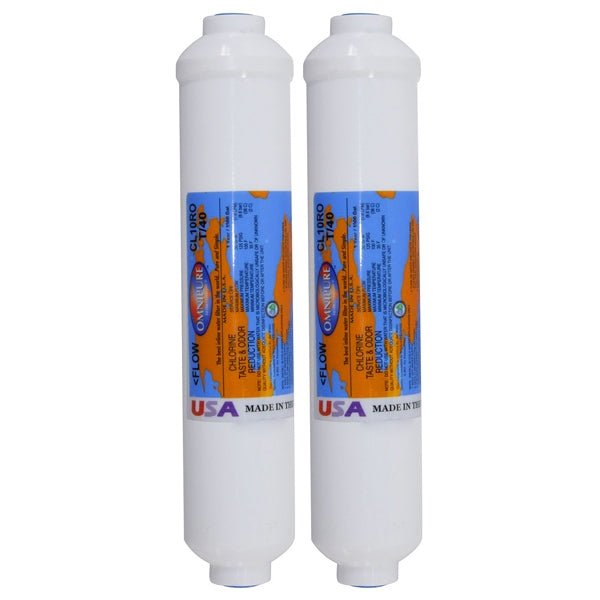 Omnipure CL10RO K2540BB T40 GacCarbon 5 Micron Inline Water Filter - WATER FILTER DISTRIBUTORS