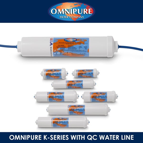 Omnipure K - Series K5550 JJ Inline Water Filters GAC 10″ x 2.5" - WATER FILTER DISTRIBUTORS