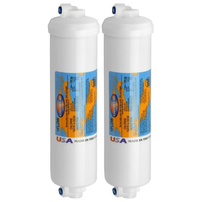 Omnipure K2540 SS GAC carbon filter push in connection RF - M6 - WATER FILTER DISTRIBUTORS