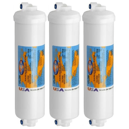 Omnipure K2540 SS GAC carbon filter push in connection RF - M6 - WATER FILTER DISTRIBUTORS