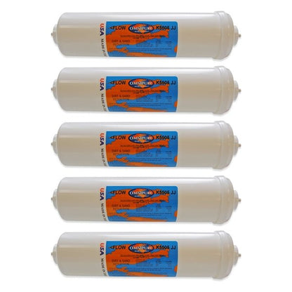 Omnipure K5505JJ 1/4 - Inch Quick - Connect Sediment Filter - WATER FILTER DISTRIBUTORS
