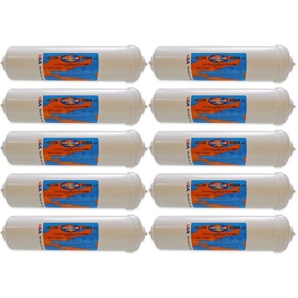 Omnipure K5505JJ 1/4 - Inch Quick - Connect Sediment Filter - WATER FILTER DISTRIBUTORS