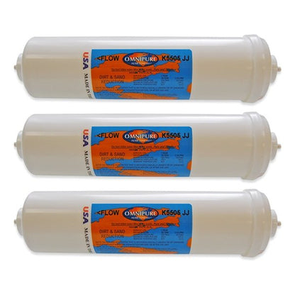 Omnipure K5505JJ 1/4 - Inch Quick - Connect Sediment Filter - WATER FILTER DISTRIBUTORS