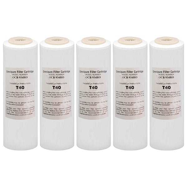 Omnipure OCB934 RO T40 5 Mic Water Filter Replacement Cartridge 10" - WATER FILTER DISTRIBUTORS