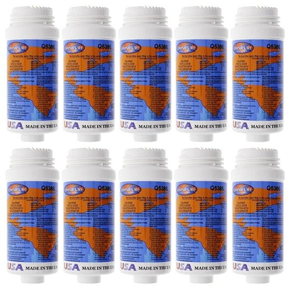 Omnipure Q Series filter 2.5 X 6" granular activated carbon with polyphosphate - WATER FILTER DISTRIBUTORS