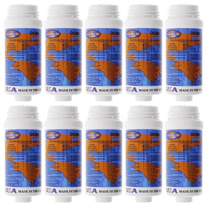 Omnipure Q Series filter 2.5 X 6" granular activated carbon with polyphosphate - WATER FILTER DISTRIBUTORS