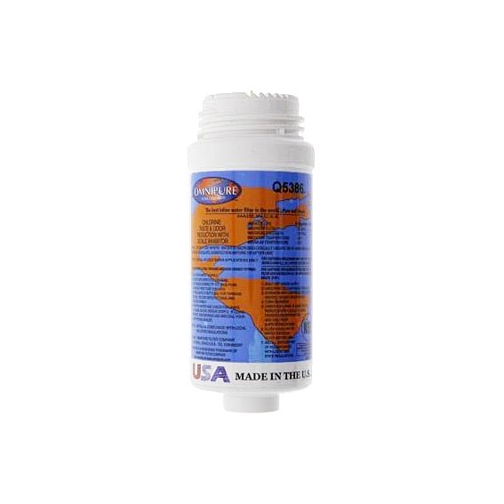 Omnipure Q Series filter 2.5 X 6" granular activated carbon with polyphosphate - WATER FILTER DISTRIBUTORS