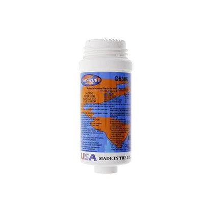 Omnipure Q Series filter 2.5 X 6" granular activated carbon with polyphosphate - WATER FILTER DISTRIBUTORS