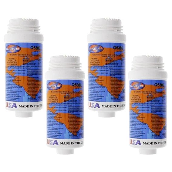 Omnipure Q Series filter 2.5 X 6" granular activated carbon with polyphosphate - WATER FILTER DISTRIBUTORS