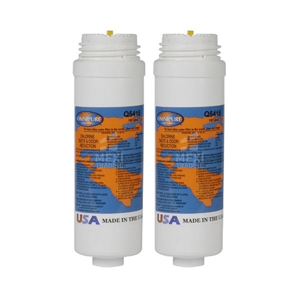Omnipure Q - Series Q5415 1 Micron Carbon Block Quick Change 8" - WATER FILTER DISTRIBUTORS